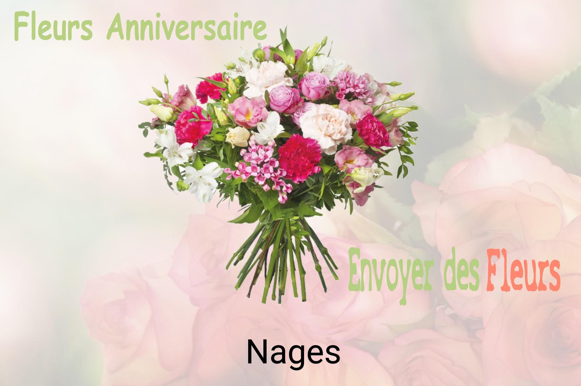 Bouquet de fleurs d’anniversaire livré à Nages