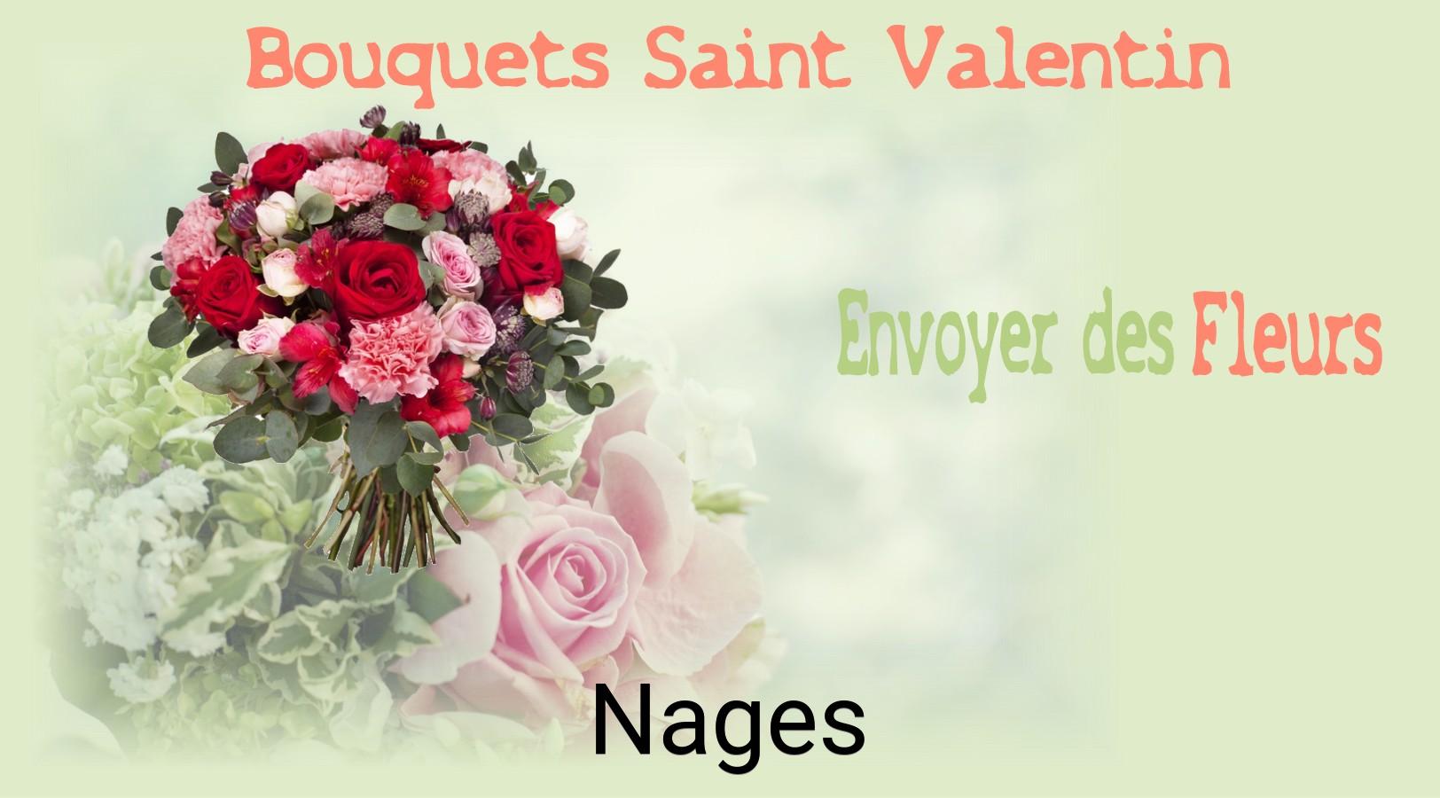 Roses de Saint-Valentin livrées à Nages